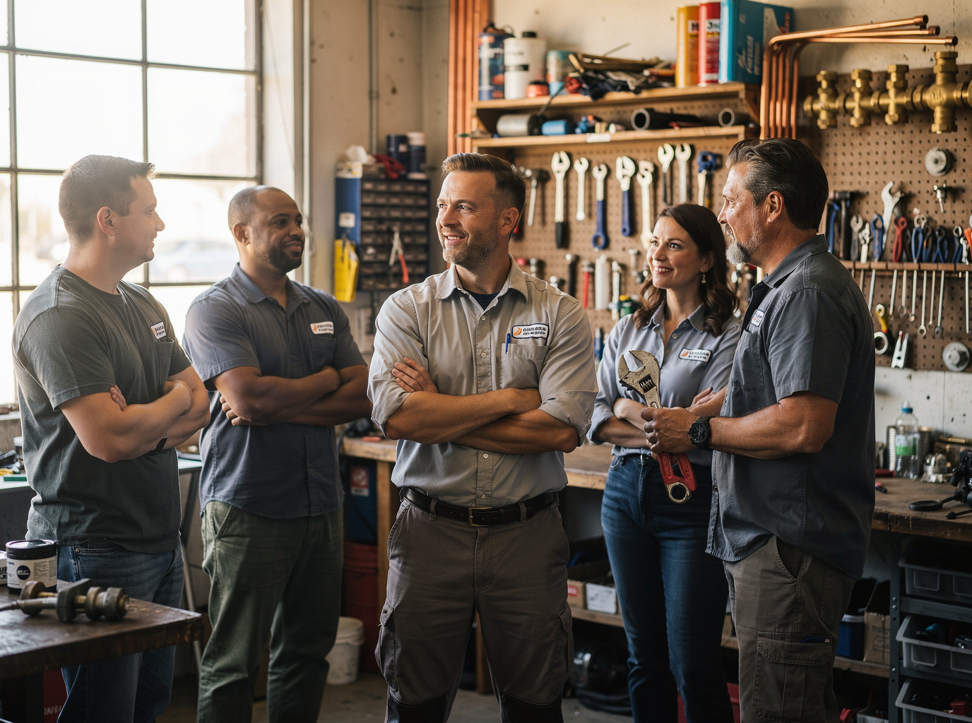 The San Diego Pro Plumbing team at work in San Diego